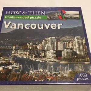 Vancouver Canada 2-Sided Now & Then Puzzle NEW